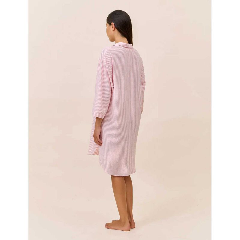 Papinelle Sabine Seersucker Stripe Nightshirt image number 1